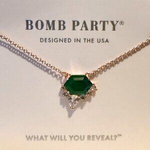 Bomb Party Necklace RBP 5923 "Seal it with a Kiss"